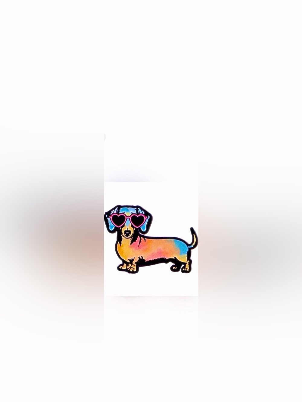 Dachshund Metal & Enamel Pin w/Butterfly Clasp, Backpacks, Bags, Purses & Hats